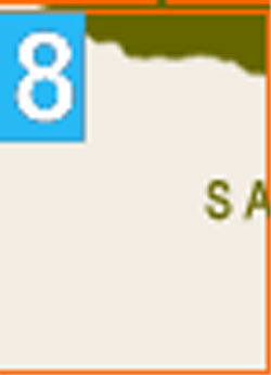 Cartina del Murge Tarantine e Tavoliere di Lecce