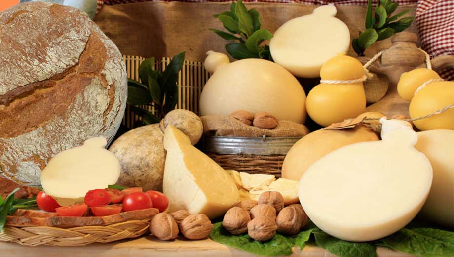 Pasta, pane e formaggi prodotti tipici pugliesi