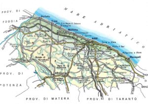 I luoghi da visitare sulla costa della Terra di Bari